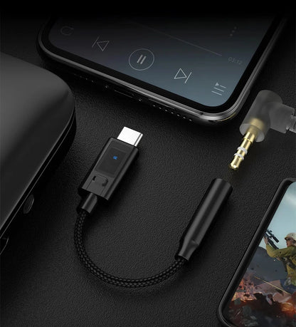 KZ AM02 ADAPTADOR DAC+EQ USB-C HI-RES OFICIAL