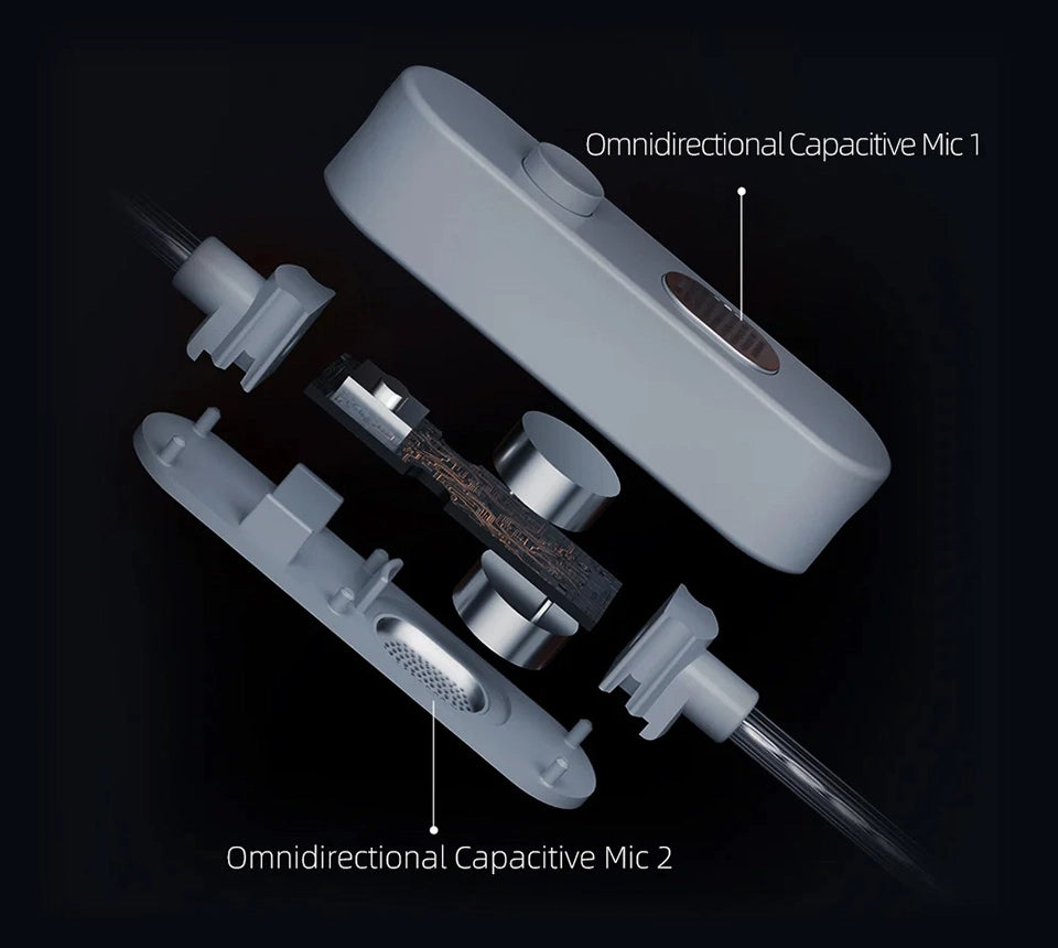 KZ M2 CABLE DE PLATA LIBRE DE OXÍGENO USB-C CON DAC+EQ Y MIC DUAL ANC