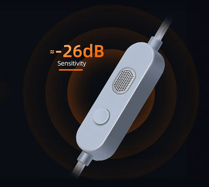 KZ M2 CABLE DE PLATA LIBRE DE OXÍGENO USB-C CON DAC+EQ Y MIC DUAL ANC